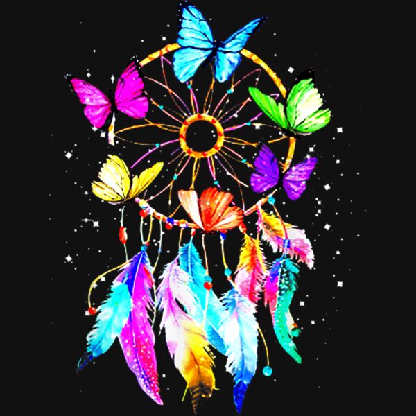 Butterfly Dream Catcher   Butterfly Lover Gift T Shirt Thumbnail