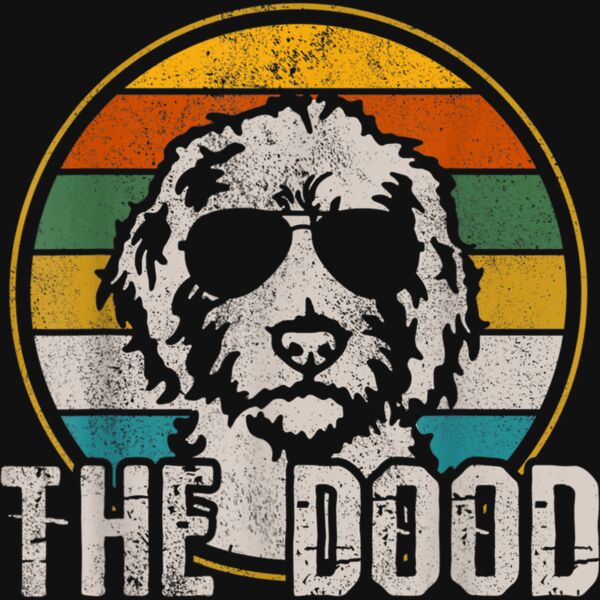Goldendoodle T Shirt   The Dood Vintage Retro Dog Shirt Thumbnail