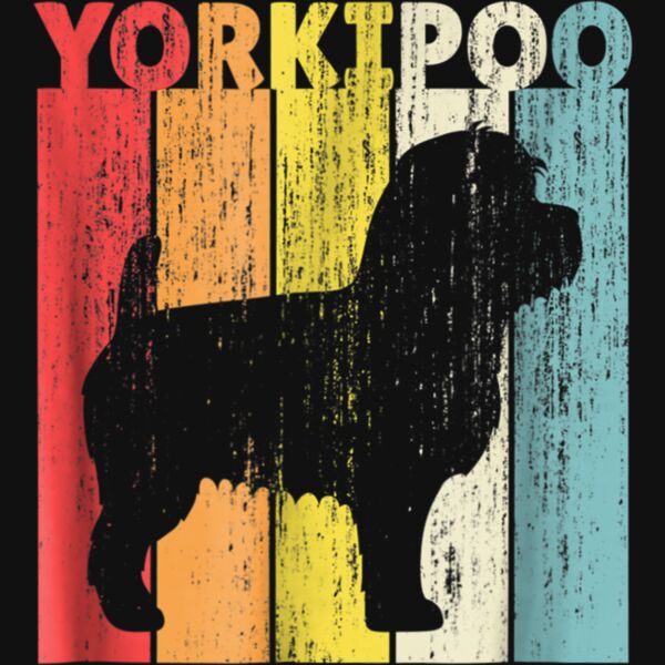 Yorkipoo Vintage T Shirt Dog Retro Style Gift Thumbnail