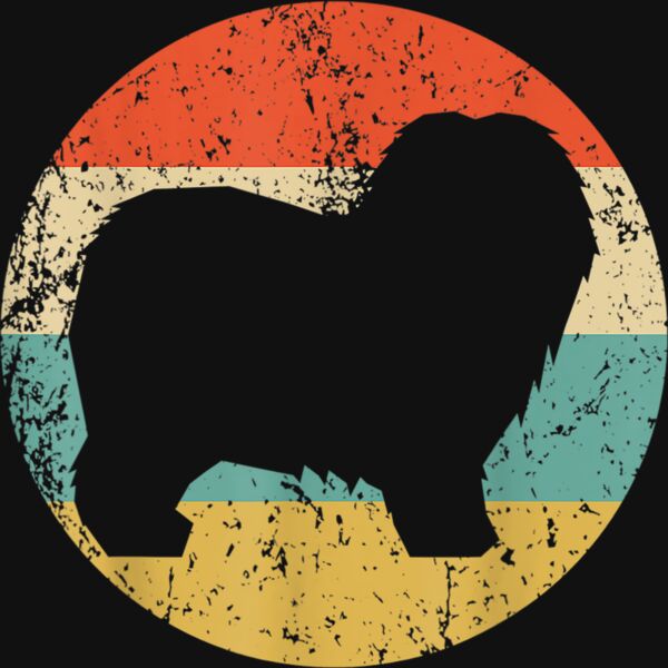 Old English Sheepdog Shirt   Vintage Retro Dog T Shirt Thumbnail