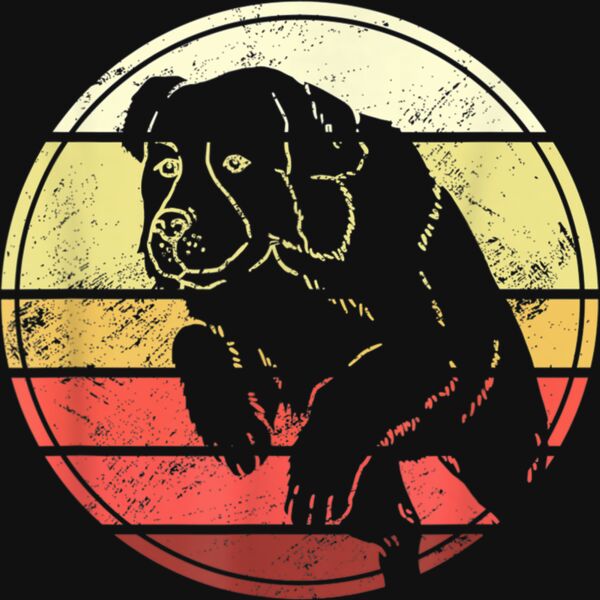 Landseer Dog Retro Vintage T Shirt Thumbnail