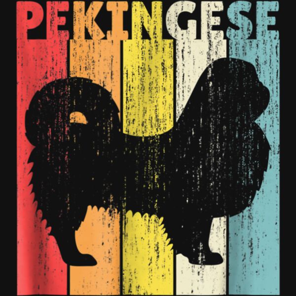 Pekingese Vintage T Shirt Dog Retro Style Gift Thumbnail