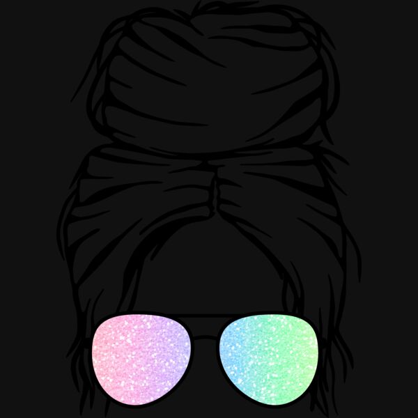 CF   Messy bun Pastel Glitter  9  Thumbnail