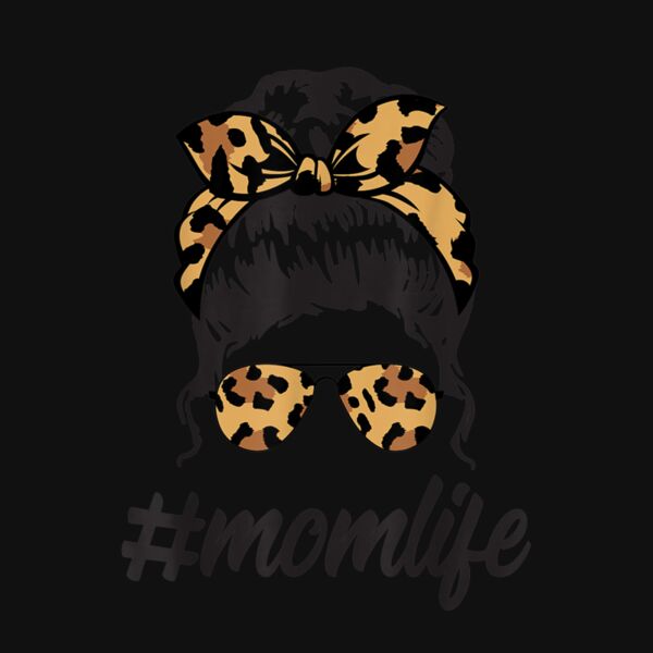 Classy Mom Life with Leopard Pattern Shades   Cool Messy Bun 1 Thumbnail
