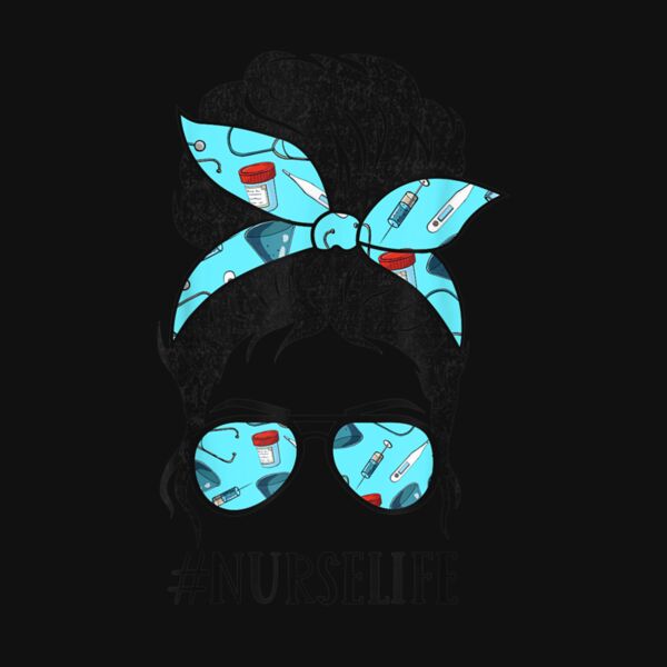 Messy Hair Woman Bun Nurse Life Healthcare Life Thumbnail