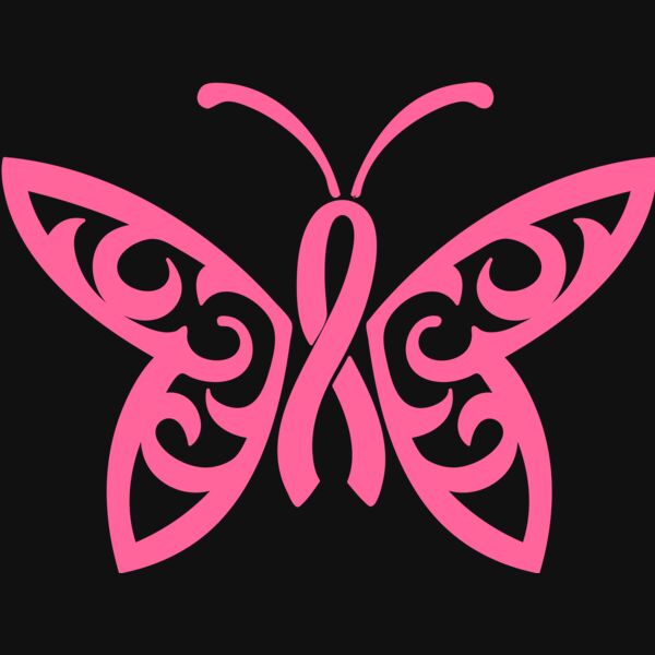 Butterfly cancer ribbon Thumbnail
