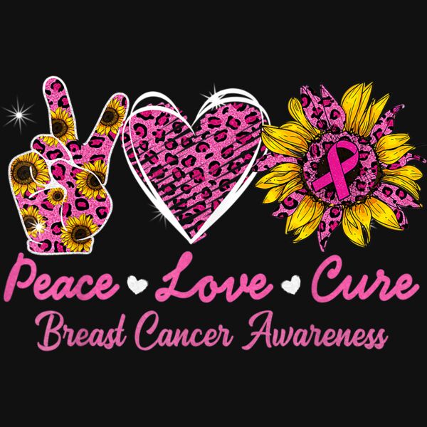 Tu Sunflower Ribbon Breast Cancer Awareness Costume Warrior T Shirt Thumbnail