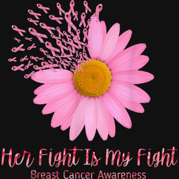 Her Fight Is My Fight Breast Cancer Awareness T Shirt Thumbnail
