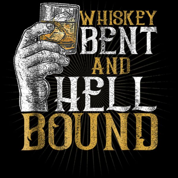 Whiskey Spirit Animal T Shirt Whiskey Bent and Hellbound Thumbnail