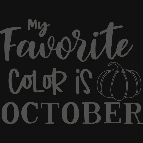 My favorite color is October Thumbnail