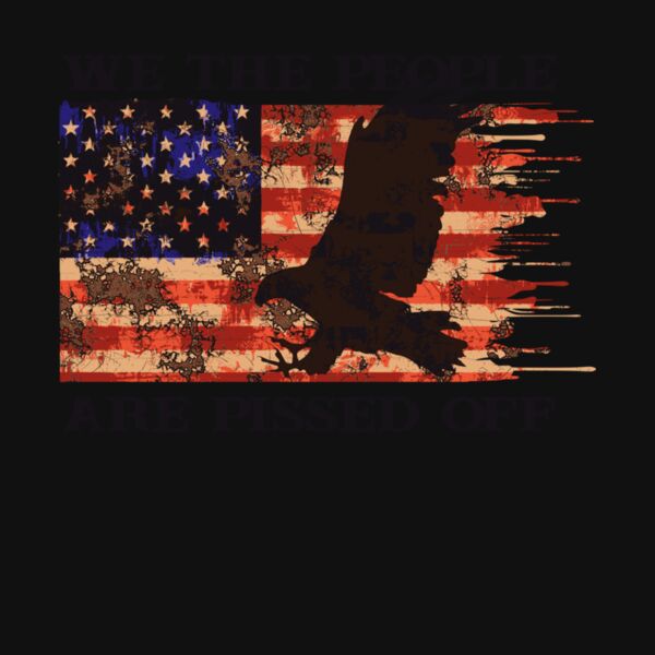 We The People Distressed Flag Thumbnail