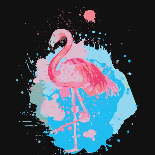watercolor flamingo Thumbnail