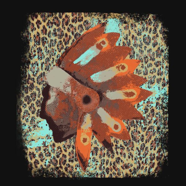 LEOPARD INDIAN HEAD DRESS Thumbnail