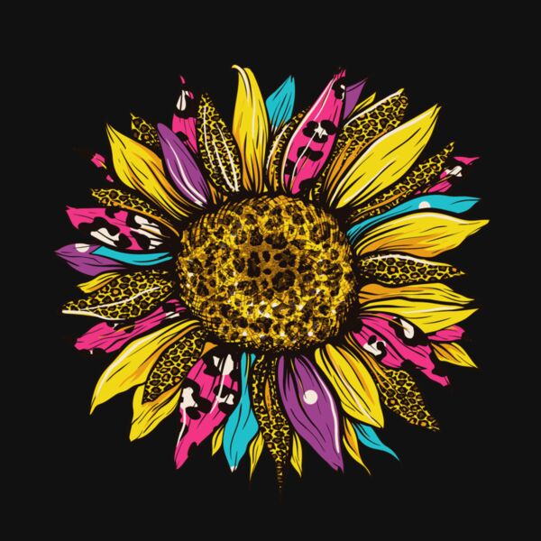 Colorful Sunflower Thumbnail