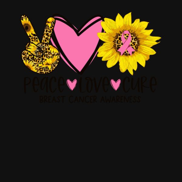 PEACE LOVE CURE  BREAST CANCER Thumbnail