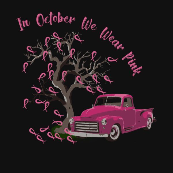 in October we wear pink  truck Thumbnail