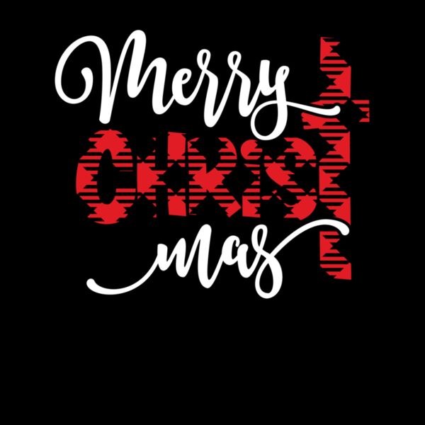 MERRY CHRISTMAS BUFFALO PLAID CROSS Thumbnail