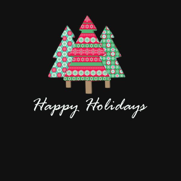 HAPPY HOLIDAYS  PINK TREES Thumbnail