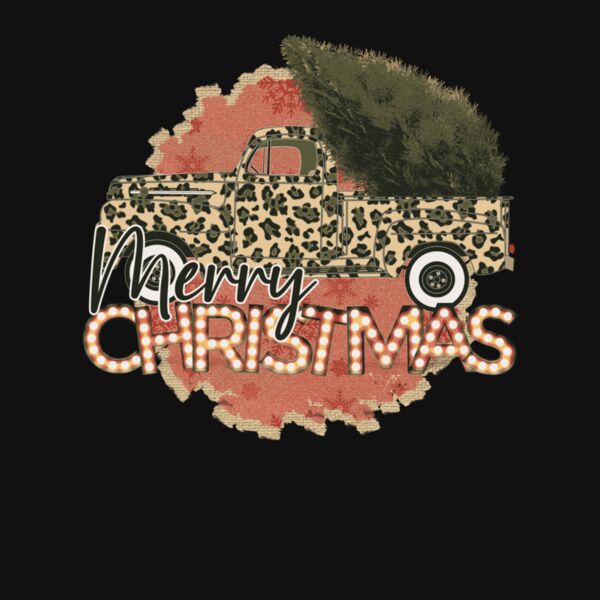 Merry Christmas leopard truck Thumbnail