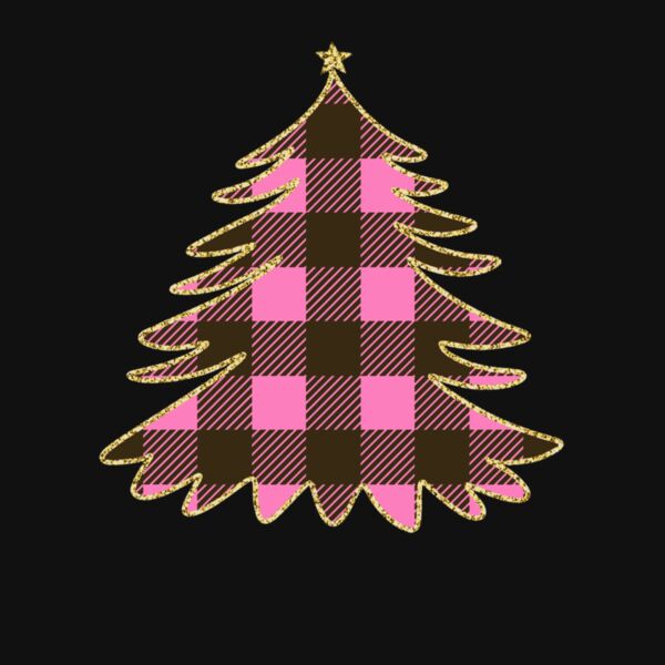 PLAID PINK TREE  TIE DYE Thumbnail