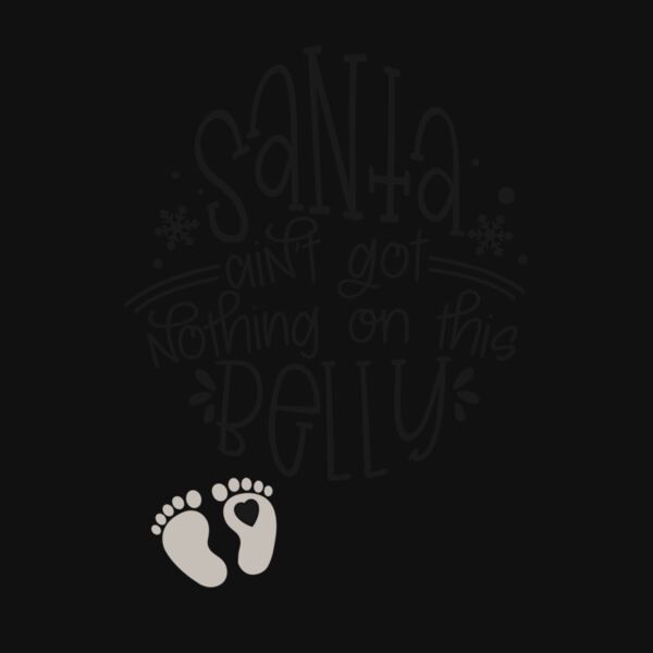NOTHING ON THIS BELLY   SANTA Thumbnail