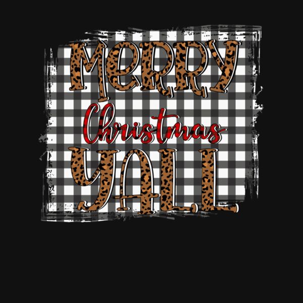 Merry Christmas Yall plaid Thumbnail