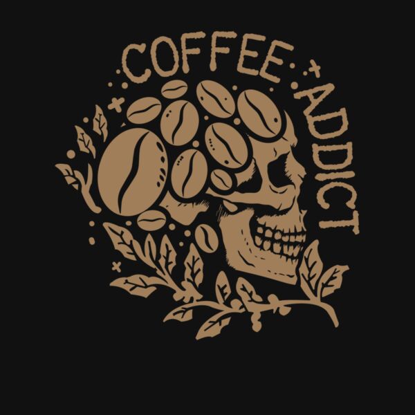COFFEE ADDICT SKULL Thumbnail