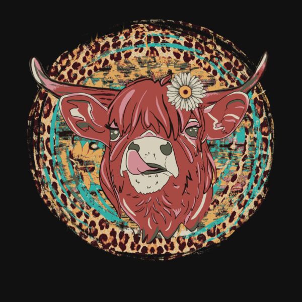 Highland Cow Leopard Thumbnail