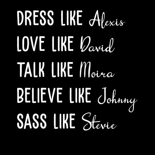 SCHITTS CREEK NAMES Thumbnail