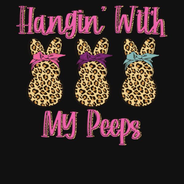 hanging with my peeps leopard Pink Thumbnail