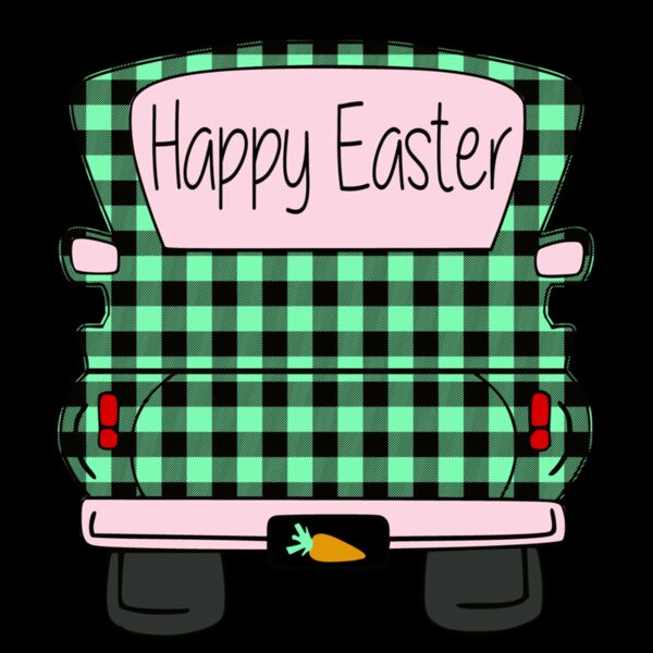 HAPPY EASTER  PLAID TRUCK Thumbnail