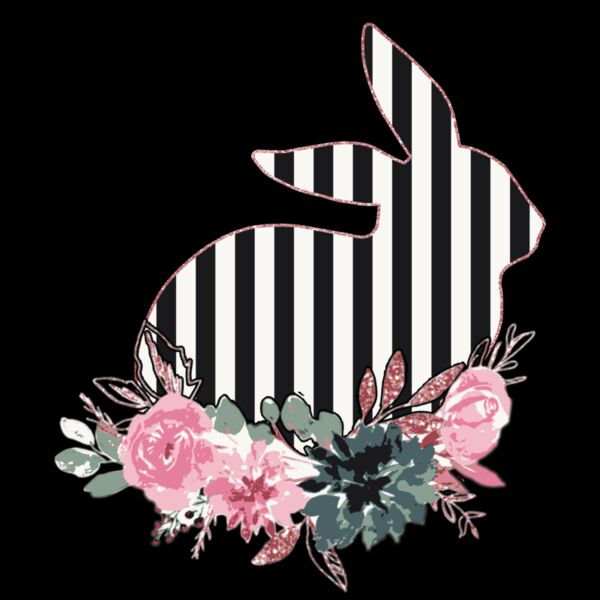 FLORAL STRIPED BUNNY Thumbnail
