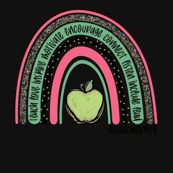 TEACHER LIFE APPLE RAINBOW Thumbnail