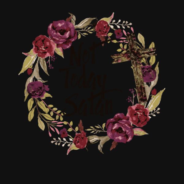 NOT TODAY SATAN FLORAL Thumbnail