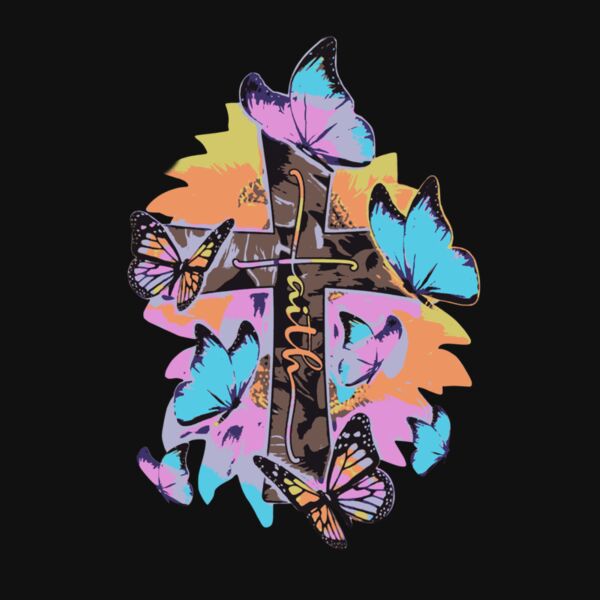 Faith Butterfly Cross Thumbnail