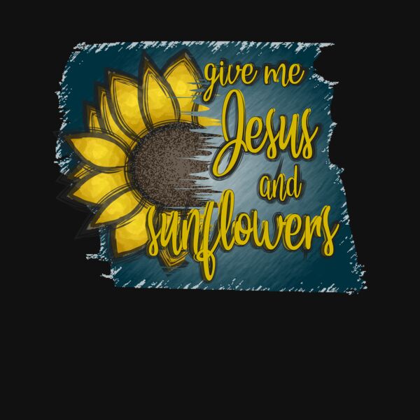 Jesus and Sunflowers Thumbnail