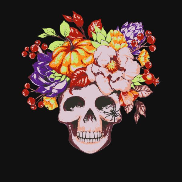 HALLOWEEN SKULL FLORAL Thumbnail