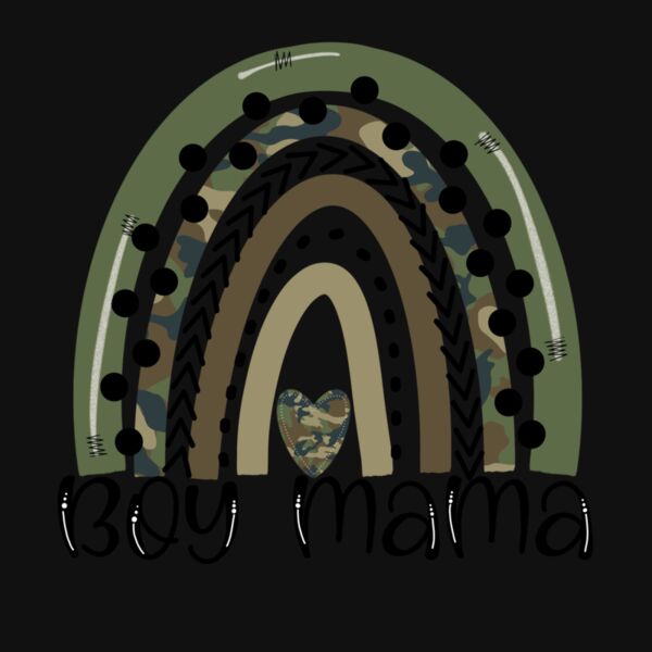 boy mama camo rainbow Thumbnail