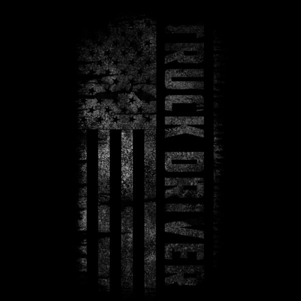 TRUCK DRIVER FLAG BACK PRINT Thumbnail
