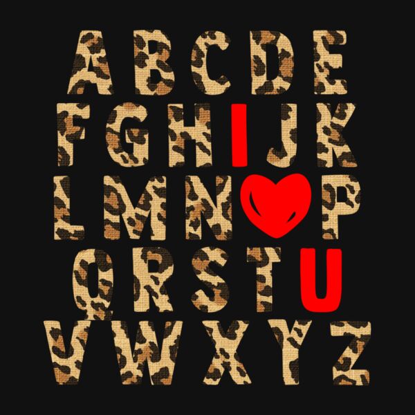 I HEART YOU  CHEETAH Thumbnail