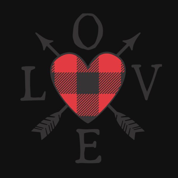 Plaid Love Arrow Thumbnail