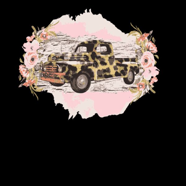 Pink leopard vintage truck Thumbnail