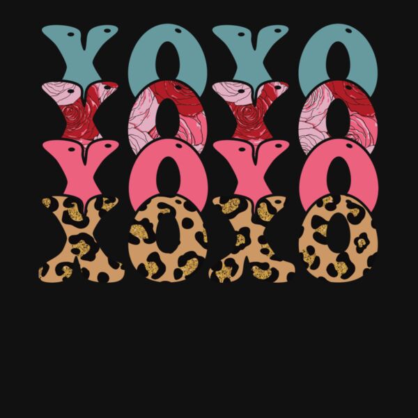 leopard xoxo stacked Thumbnail