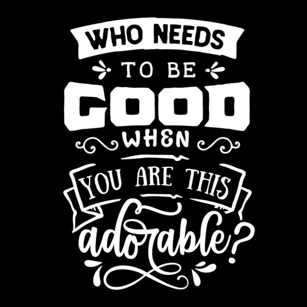 who needs to be good Thumbnail