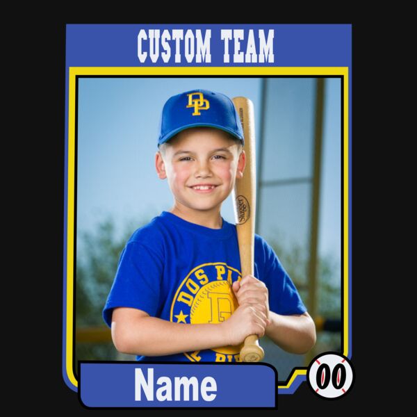 Custom Photo Baseball Template #1 Thumbnail