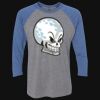 Unisex Triblend Three-Quarter Raglan T-Shirt Thumbnail