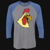 Unisex Triblend Three-Quarter Raglan T-Shirt Thumbnail