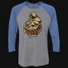 Unisex Triblend Three-Quarter Raglan T-Shirt Thumbnail