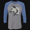 Unisex Triblend Three-Quarter Raglan T-Shirt Thumbnail