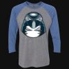 Unisex Triblend Three-Quarter Raglan T-Shirt Thumbnail